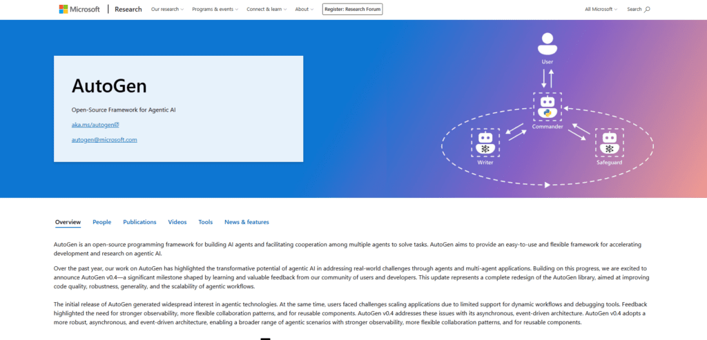 Microsoft AutoGen