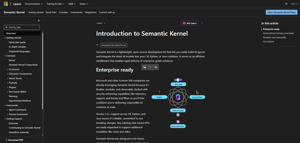 Microsoft Semantic Kernel