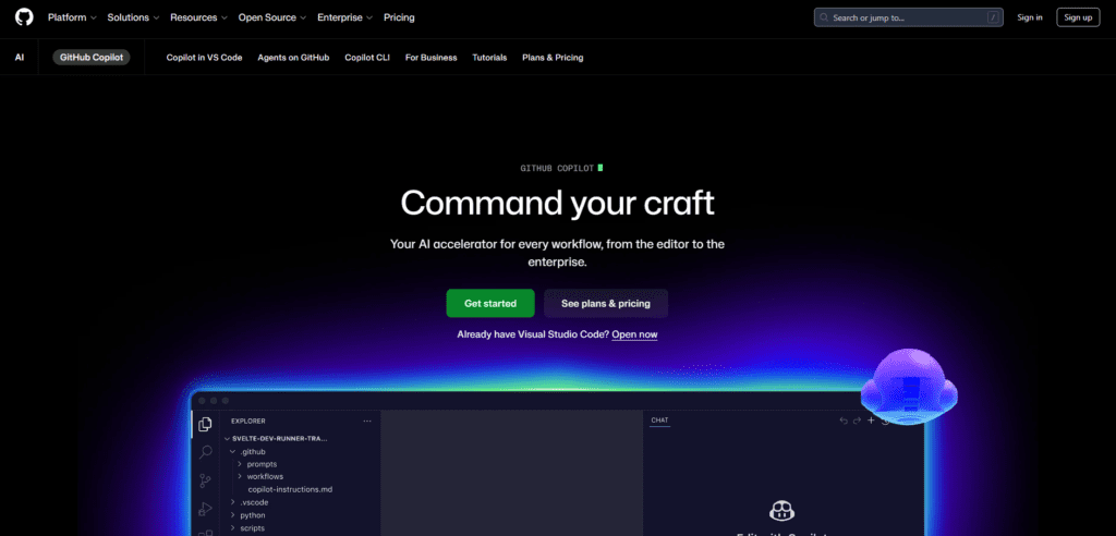 GitHub Copilot ($10/month) — The Enterprise Standard