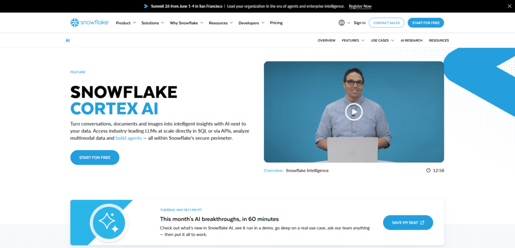 Snowflake Cortex AI